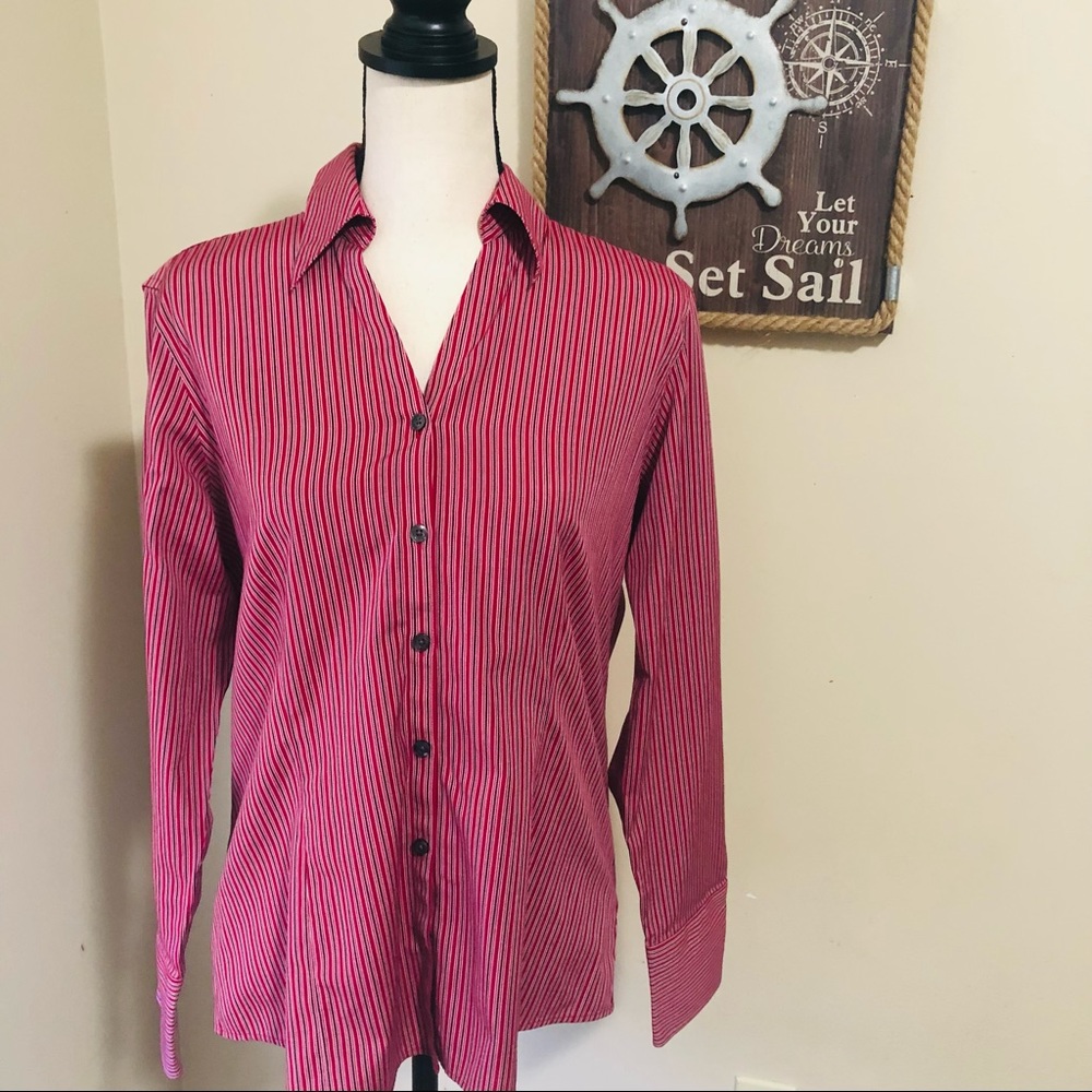 Eddie Bauer 96% cotton, Button Down Shirt